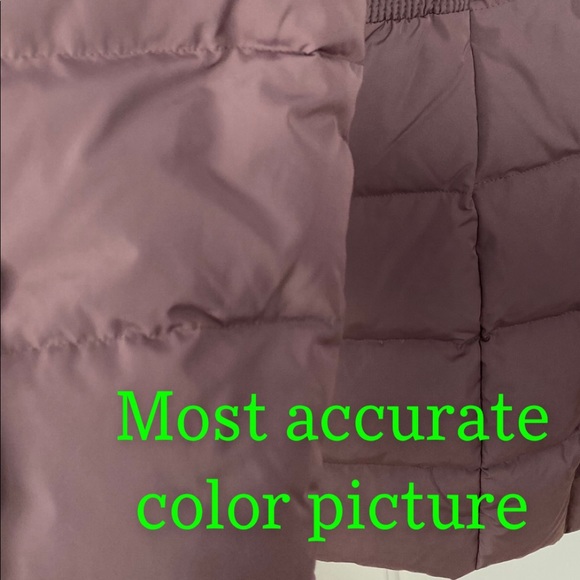 Cole Haan Hooded Down & Feather Jacket in Dusty Rose/Mauve - Size XL - Picture 3 of 6